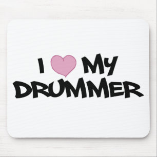 Mousepad Eu amo meu baterista