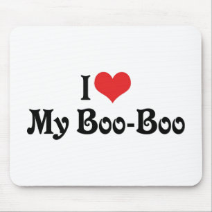 Mousepad Eu Amo Meu Boo Boo