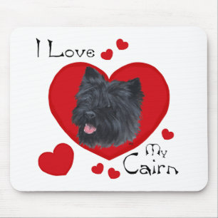 Mousepad Eu Amo Meu Cairn Terrier