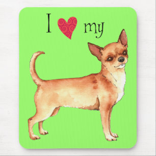 Mousepad Eu amo meu Chihuahua