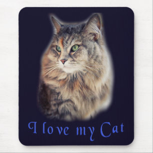 Mousepad Eu amo meu gato 