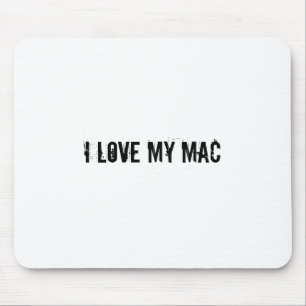 Mousepad Eu amo meu Mac-Mousepad