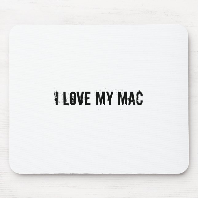 Mousepad Eu amo meu Mac-Mousepad (Frente)