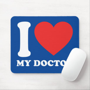 Mousepad Eu Amo Meu Médico