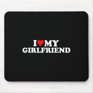 Mousepad Eu Amo Meu Namorada Quente Eu Corto Meu Namorada Q