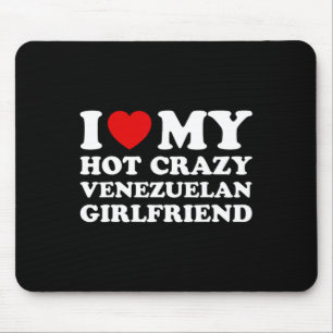 Mousepad Eu Amo Meu Namorada venezuelano maluco Valentin