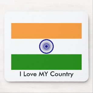 Mousepad Eu amo MEU país India