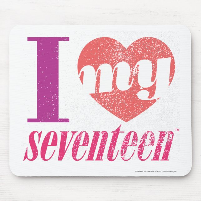 Mousepad Eu amo meu rosa 17 (Frente)