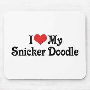 Mousepad Eu Amo Meu Snicker Doodle