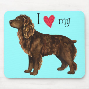 Mousepad Eu amo meu Spaniel de Boykin