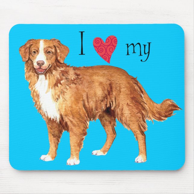 Mousepad Eu amo meu Toller (Frente)