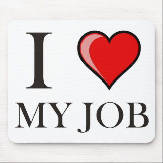 Mousepad Eu amo meu trabalho