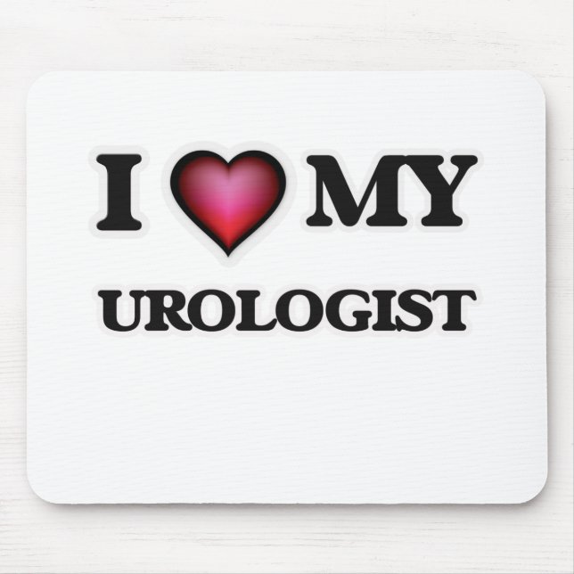 Mousepad Eu amo meu urologista (Frente)
