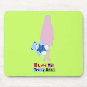 Mousepad Eu amo meu Urso de Teddy