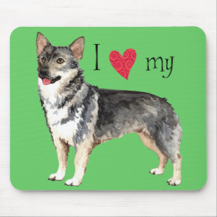 Mousepad Eu amo meu Vallhund sueco