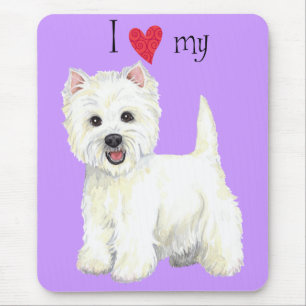 Mousepad Eu amo meu Westie