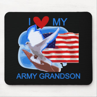 Mousepad Eu amo meus camiseta e presentes do neto do