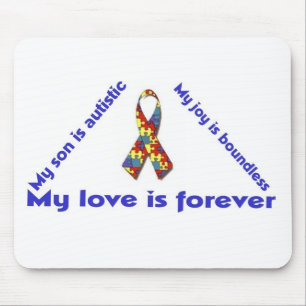 Mousepad Eu amo minha criança autística - design original