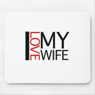 Mousepad Eu amo minha esposa (o special da luz vermelha)