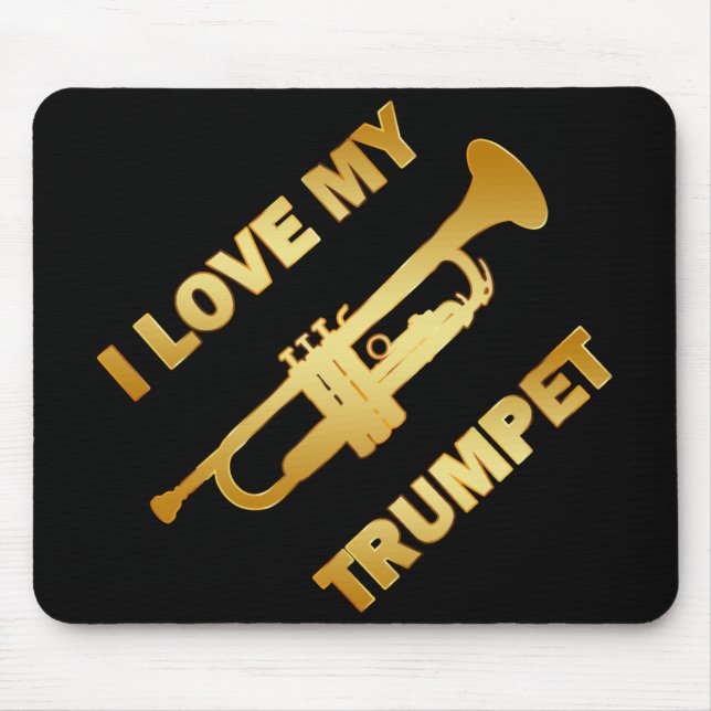 MOUSEPAD EU AMO MINHA TROMBETA (Frente)