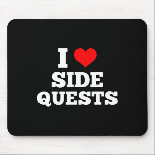 Mousepad Eu Amo Missões Paralelas - Gamer de Rave Edm de Mi