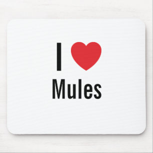 Mousepad Eu amo Mules