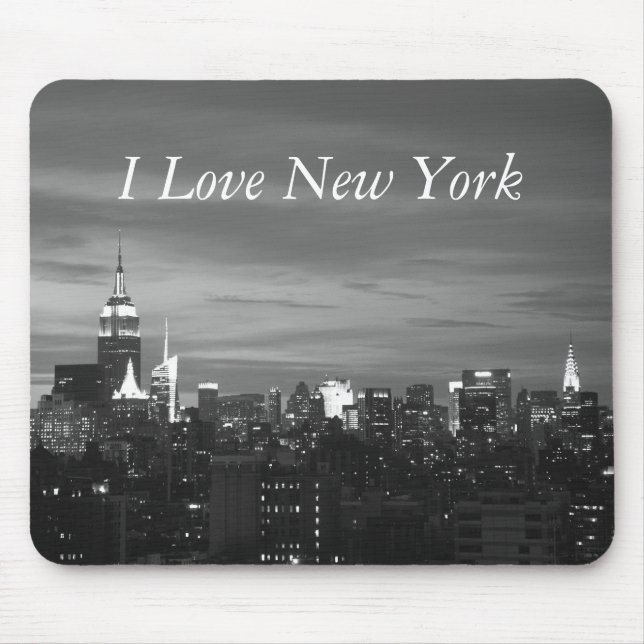 Mousepad Eu amo New York (Frente)