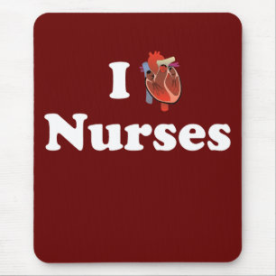 Mousepad Eu amo nutrir