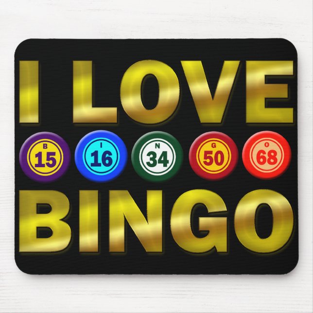 MOUSEPAD EU AMO O BINGO (Frente)