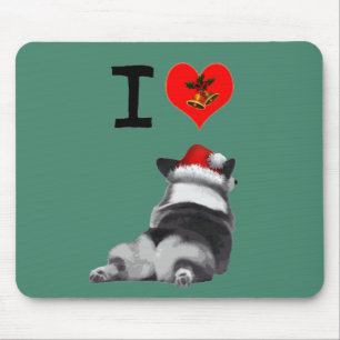 Mousepad Eu amo o bumbum do Corgi