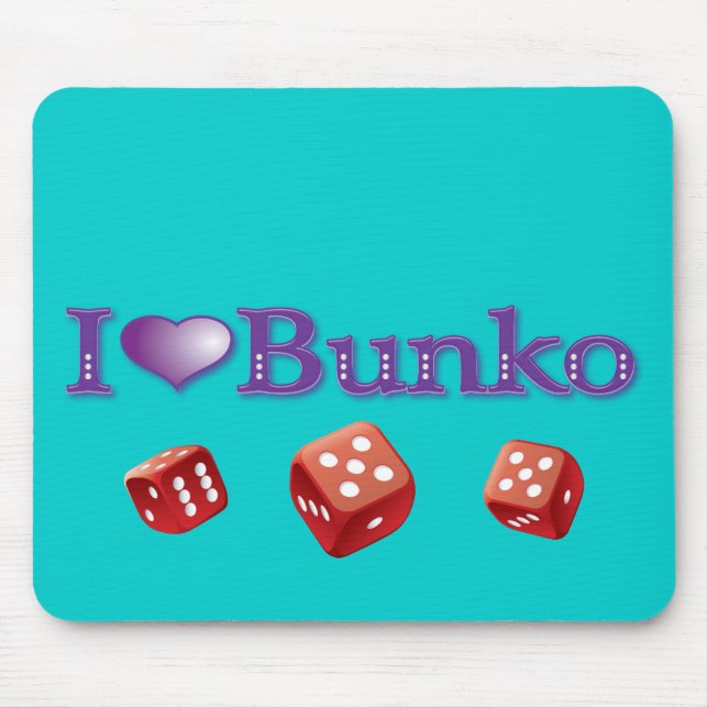 Mousepad Eu amo o Bunko (Frente)