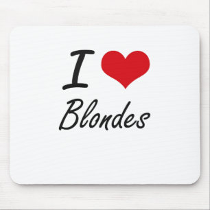 Mousepad Eu amo o design artístico dos louros