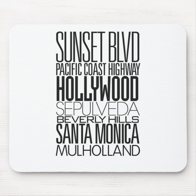 Mousepad Eu amo o LA (Frente)