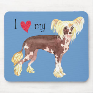 Mousepad Eu Amo o meu chinês preso
