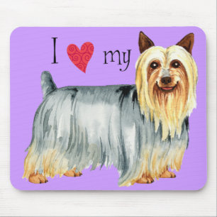 Mousepad Eu Amo o meu Terrier Silky