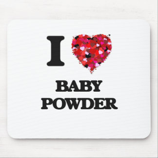 Mousepad Eu amo o pó de bebê