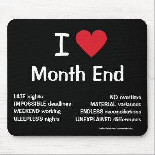 Mousepad Eu amo o presente engraçado cruel da piada do