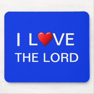MOUSEPAD EU AMO O SENHOR  