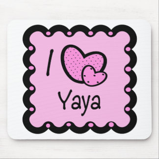 Mousepad Eu amo o t-shirt bonito de YaYa