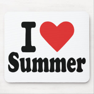 Mousepad Eu amo o verão