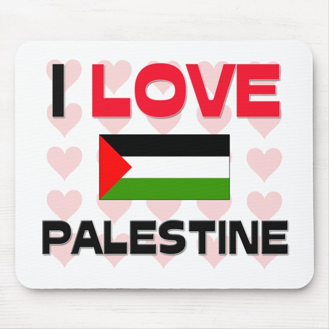 Mousepad Eu amo Palestina (Frente)