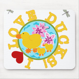 Mousepad Eu amo patos