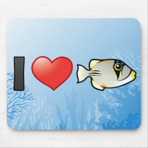 Mousepad Eu Amo Picassofish Árabe