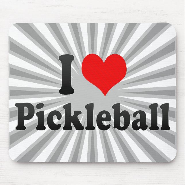 Mousepad Eu amo Pickleball (Frente)