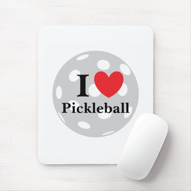 Mousepad "Eu Amo Pickleball" (Com mouse)