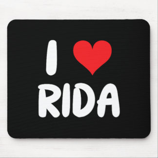 Mousepad Eu Amo Rida - Coração 