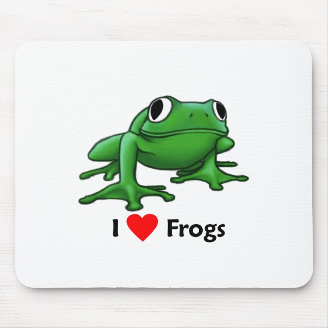 Mousepad Eu amo sapos (Frente)