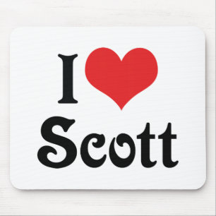 Mousepad Eu Amo Scott
