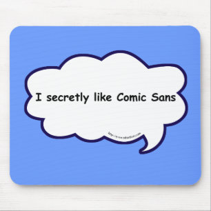 Mousepad Eu amo secreta cómico sem!