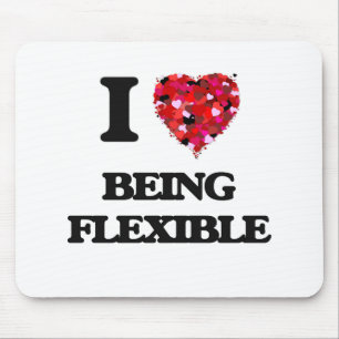 Mousepad Eu amo ser flexível